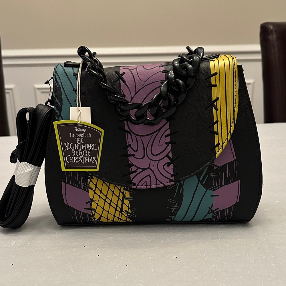 NWT Disney Loungefly Nightmare Before Christmas Sally Cosplay Crossbody Bag